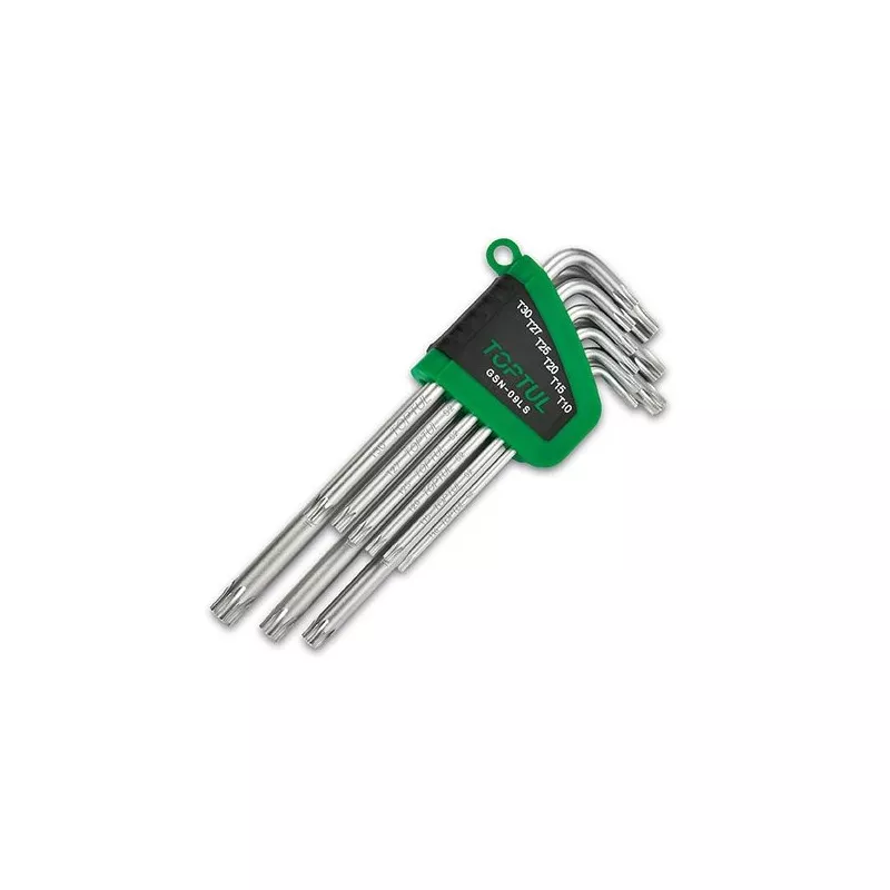 Jeu de clés mâles TORX TOPTUL GSN-09LS