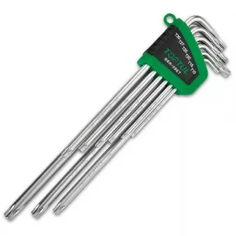 Jeu de clés mâles TORX TOPTUL GSN-09ET