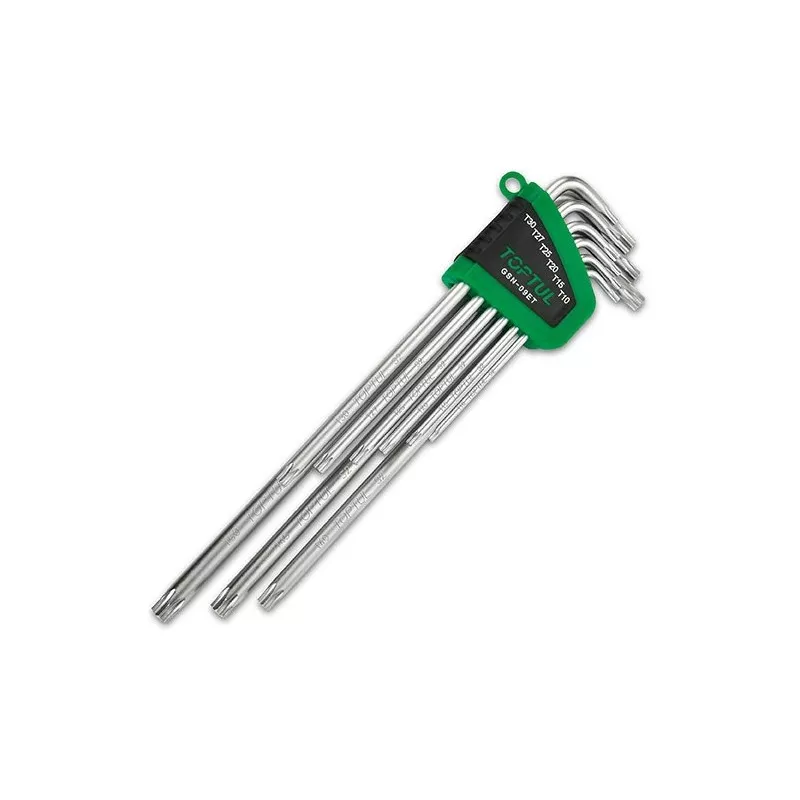 Jeu de clés mâles TORX TOPTUL GSN-09ET