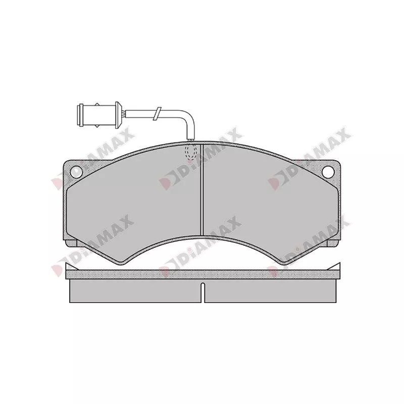 Jeu de 4 plaquettes de frein avant DIAMAX N09348