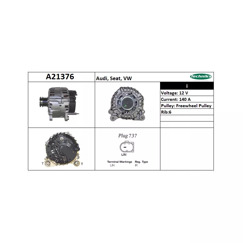 Alternateur Technika A21376