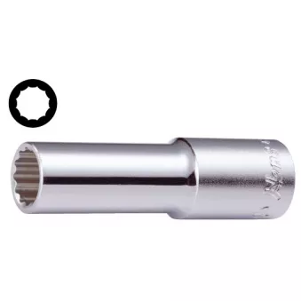 Douille 3/8" 12 pans HANS 3302M/13