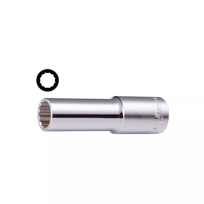 Douille 3/8" 12 pans HANS 3302M/13