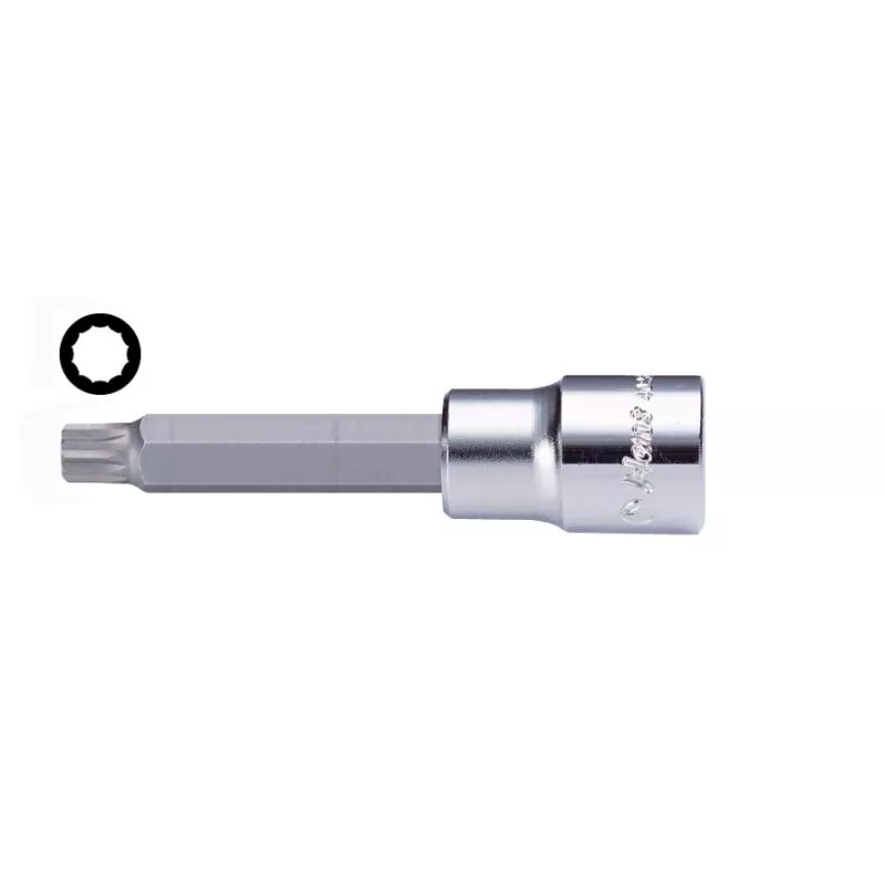 Douille 1/2" XZN 12 pans HANS 4028-4M/10