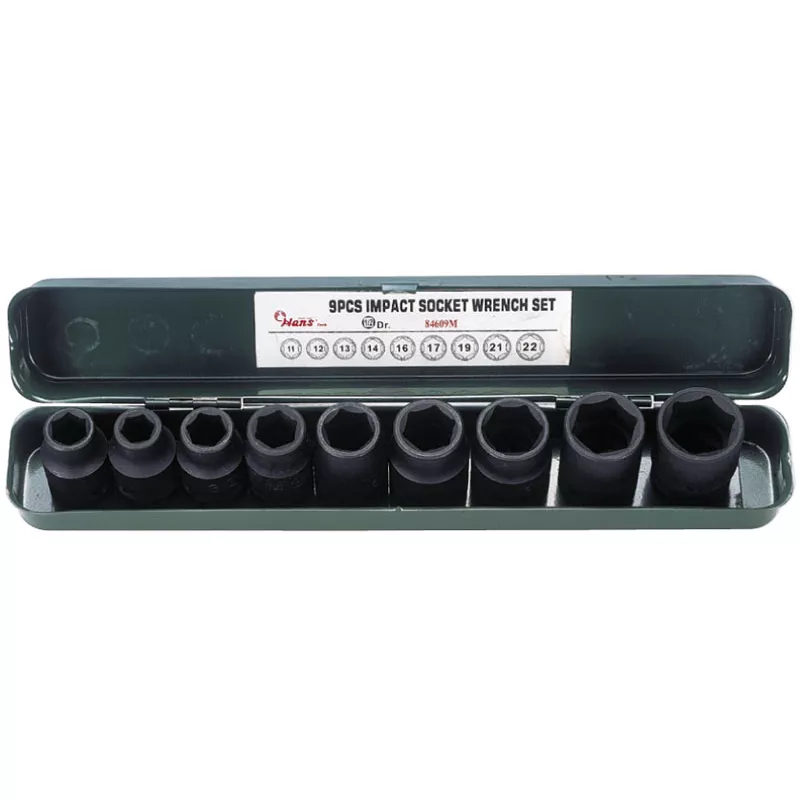 Jeu de douilles à chocs 1/2" HANS 84609M