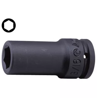 Douille à choc 6 pans 3/4" HANS