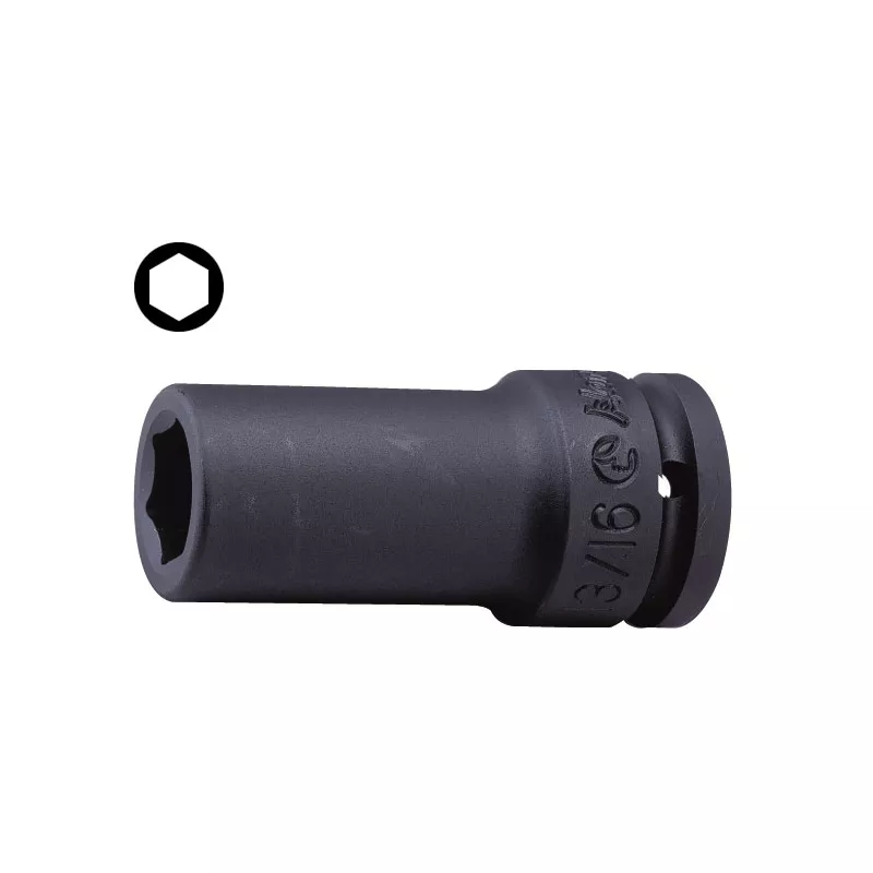 Douille à choc 6 pans 3/4" HANS 86300M/21