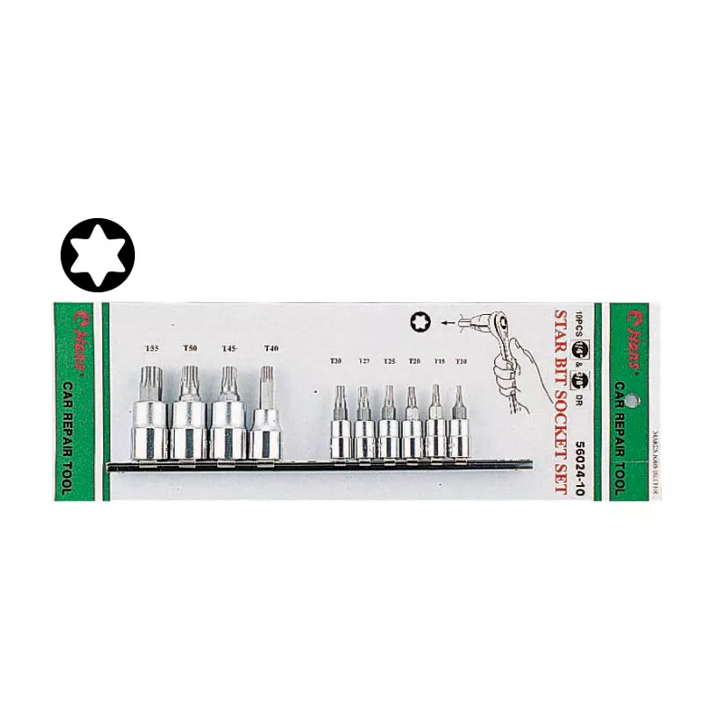 Jeu de douilles mixtes HANS 56024-10