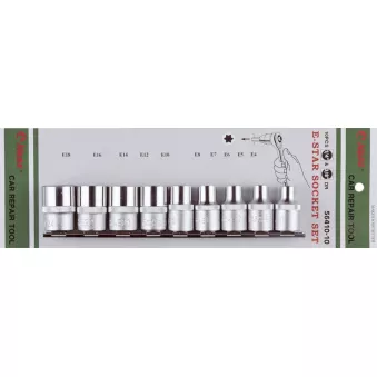 Jeu de douilles 1/2" HANS 46410-9C