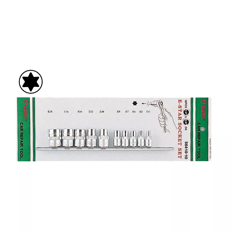 Jeu de douilles mixtes HANS 5610E