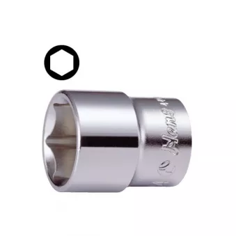 Douille 6 pans 1/2" HANS 4400M/8