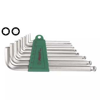 Jeu de clés mâles HEX HANS