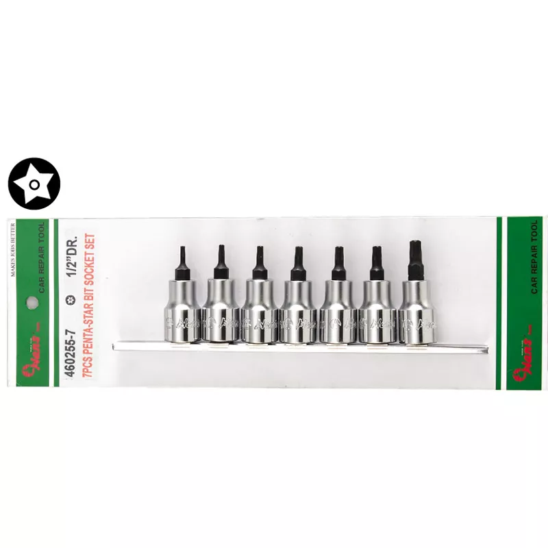 Jeu d'embouts sur douilles 1/2" HANS 460255-7
