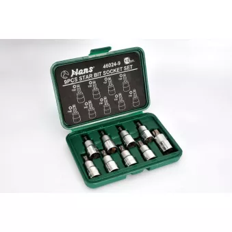 Jeu d'embouts sur douilles 1/2" HANS 46024-9
