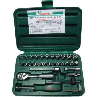 Jeu de douilles 1/4" HANS 2633MB