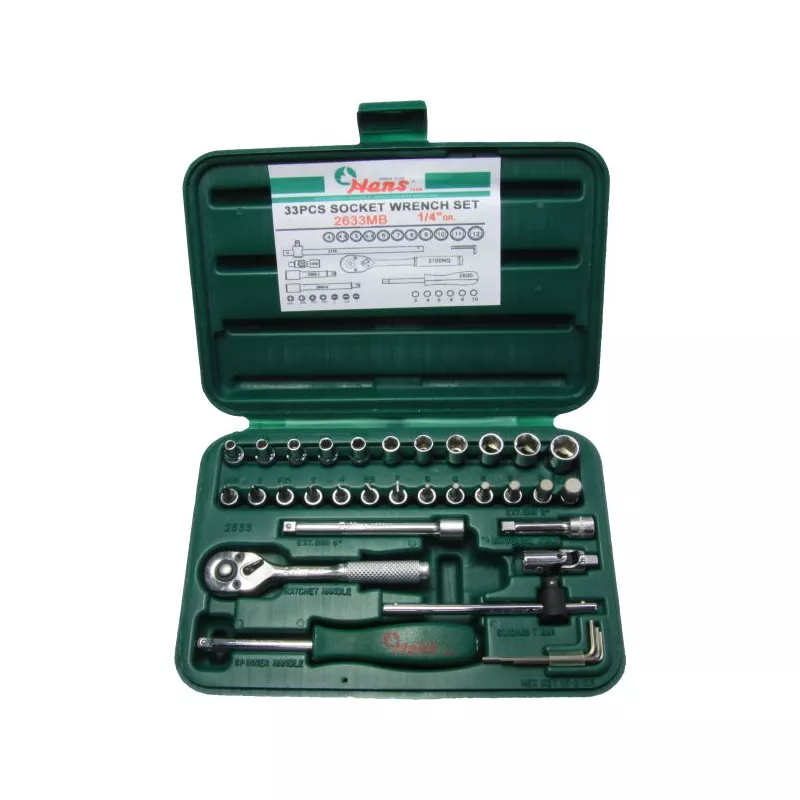 Jeu de douilles 1/4" HANS 2633MB