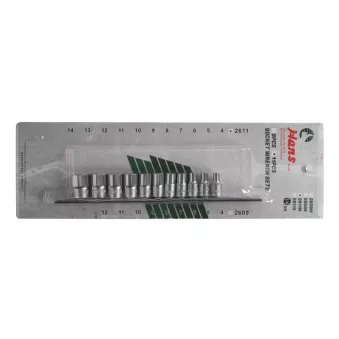 Jeu de douilles 1/4" HANS 2611M