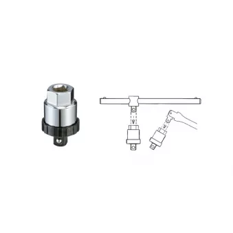 cliquet 1/4" HANS H21804