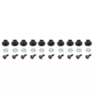 Agrafe plastique pour capot moteur REZAW-PLAST RP150911