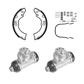 Kit de freins arrière (prémontés) DELPHI