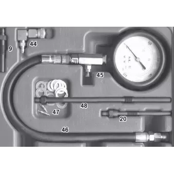 Compressiometre, testeur de compression moteur SEALEY VSE3155.45-G