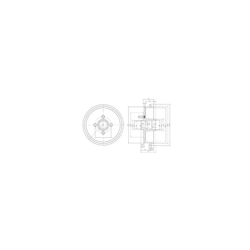 Tambour de frein DELPHI BF147