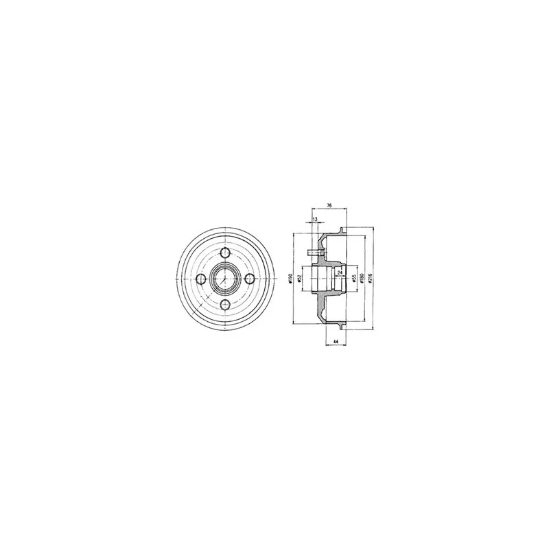 Tambour de frein DELPHI BF229