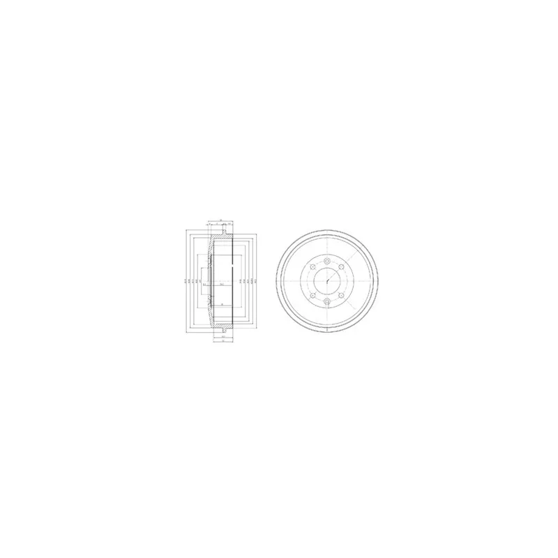 Tambour de frein DELPHI BF265