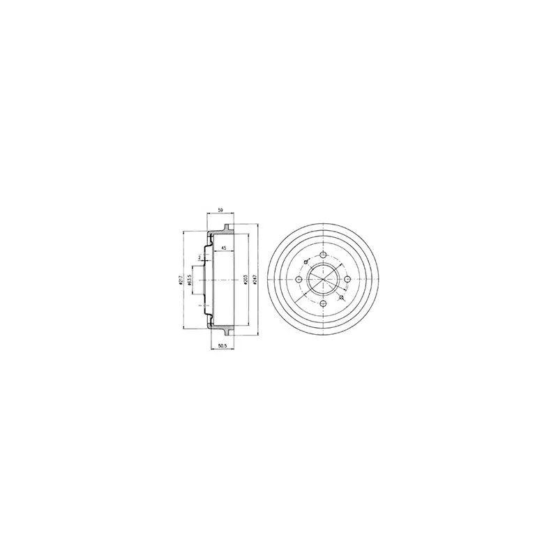 Tambour de frein DELPHI BF30