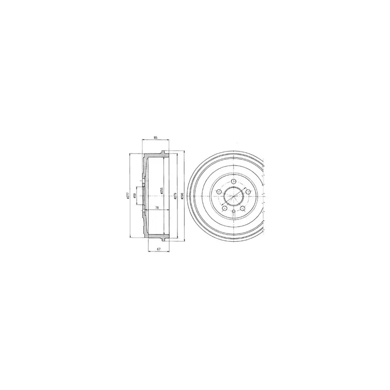 Tambour de frein DELPHI BF325