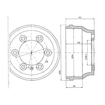 Tambour de frein DELPHI BF330
