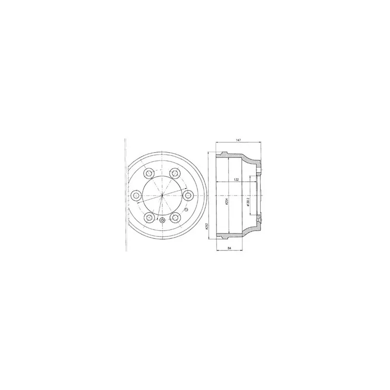 Tambour de frein DELPHI BF330