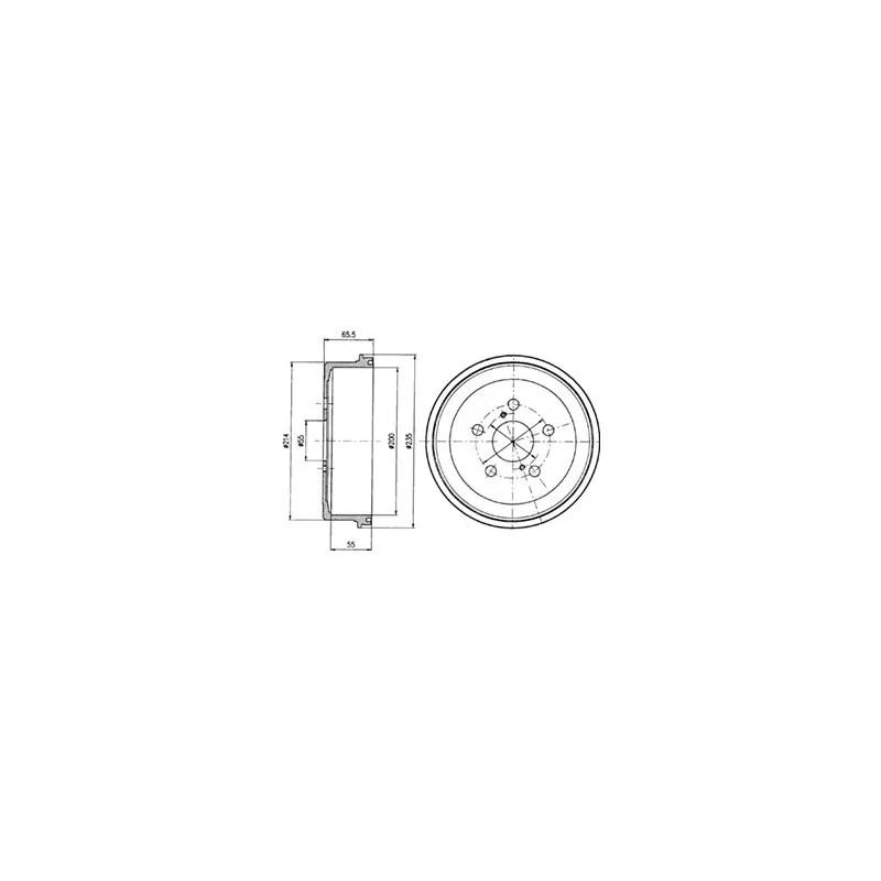 Tambour de frein DELPHI BF341