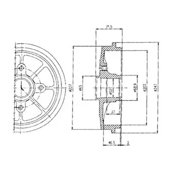 Tambour de frein DELPHI BF392