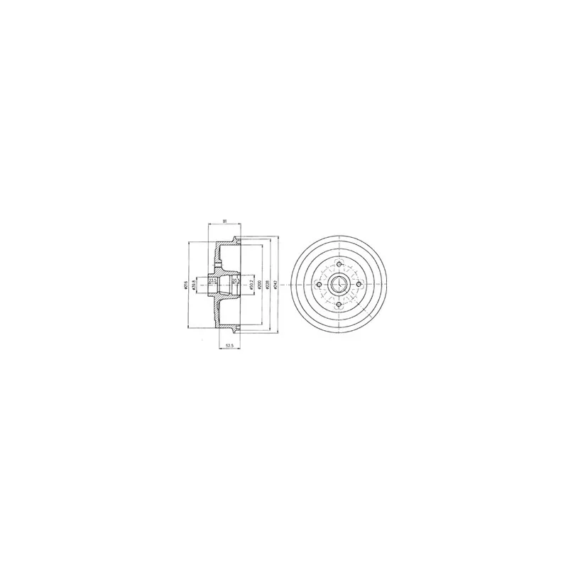 Tambour de frein DELPHI BF399