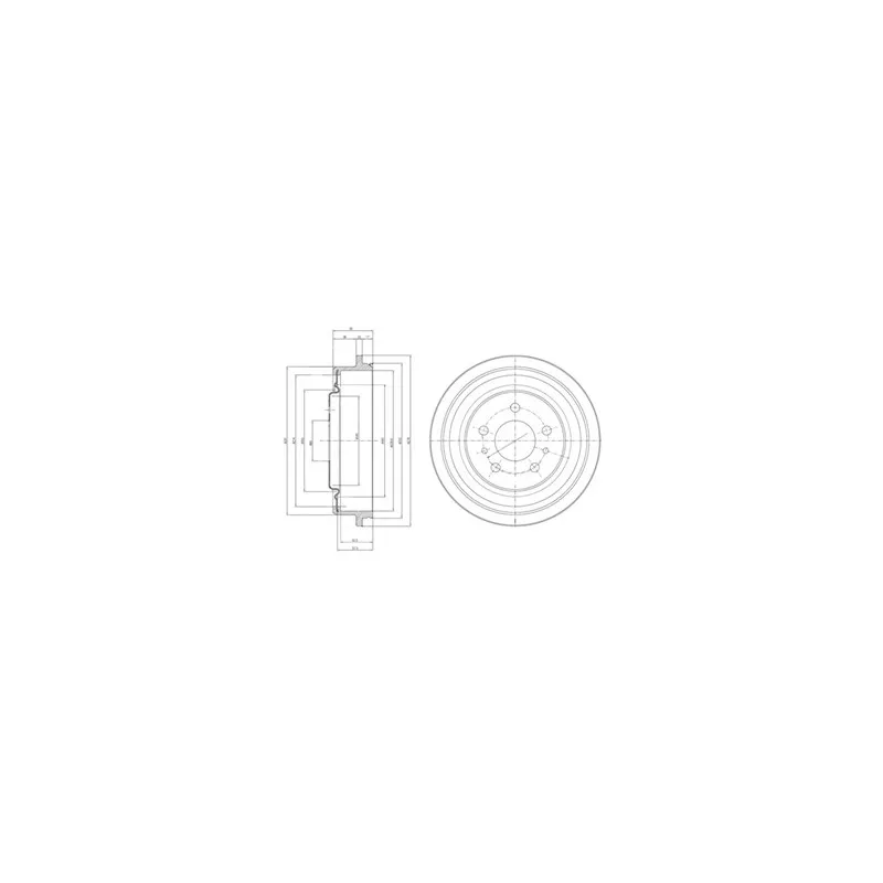 Tambour de frein DELPHI BF425