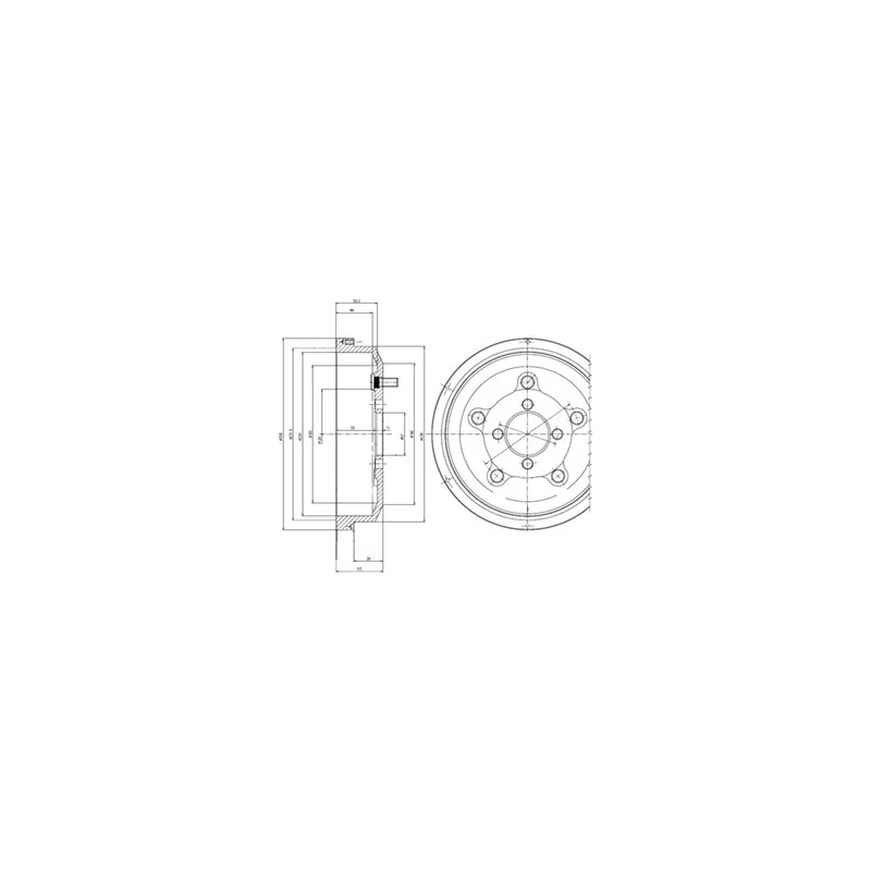 Tambour de frein DELPHI BF514