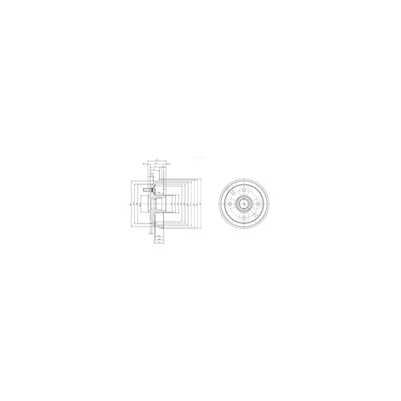 Tambour de frein DELPHI BF518