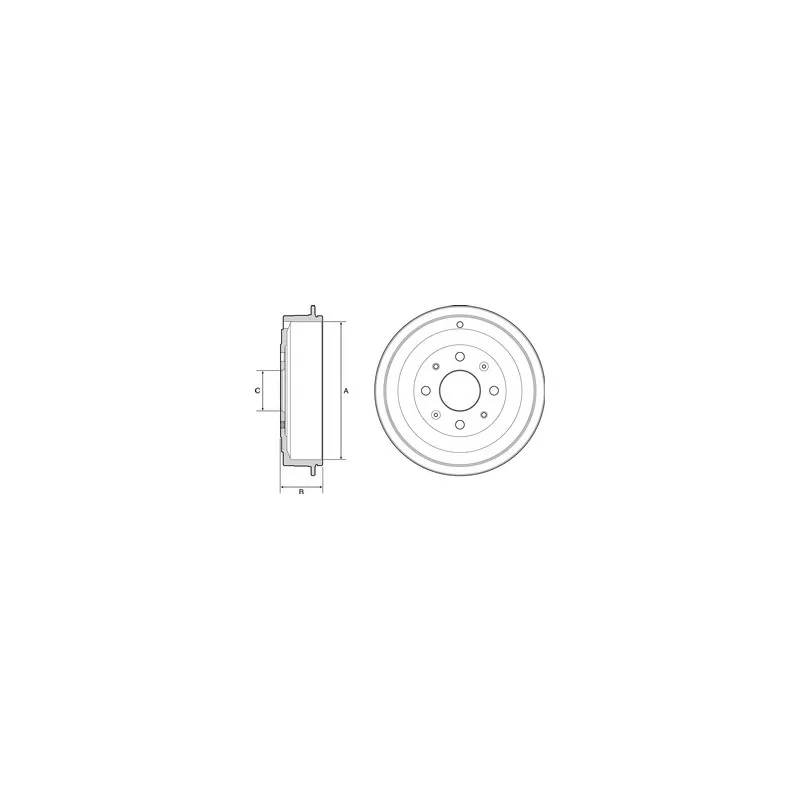 Tambour de frein DELPHI BF541