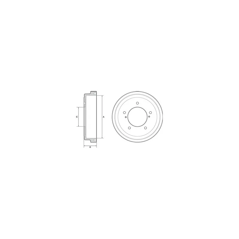Tambour de frein DELPHI BF544