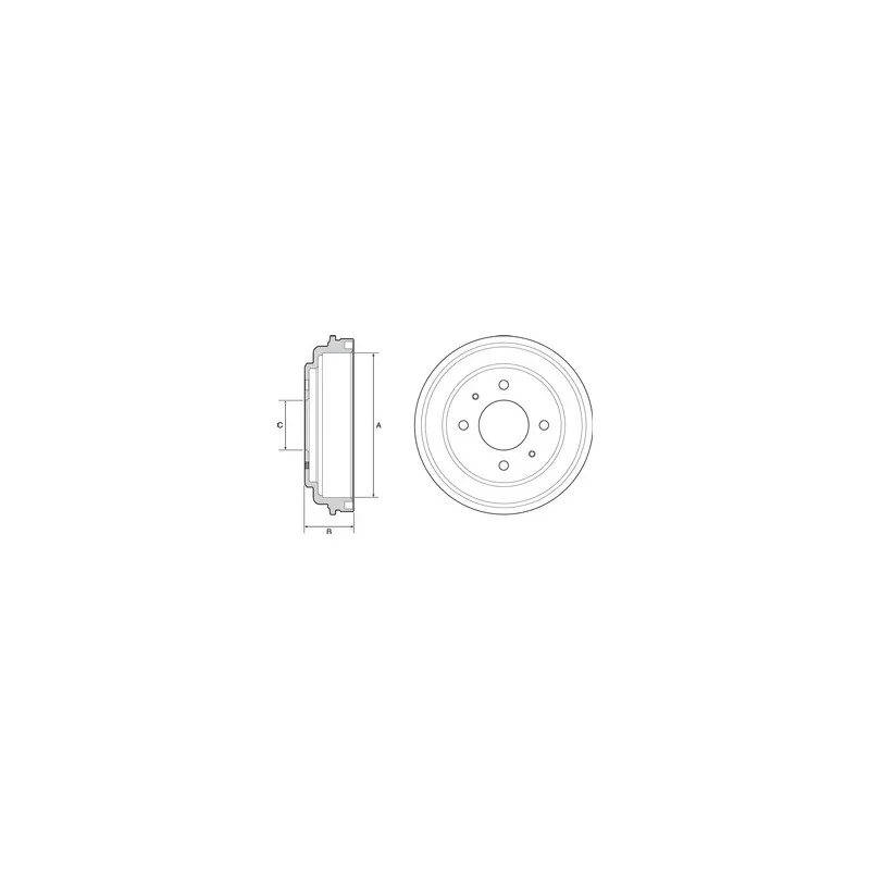 Tambour de frein DELPHI BF546