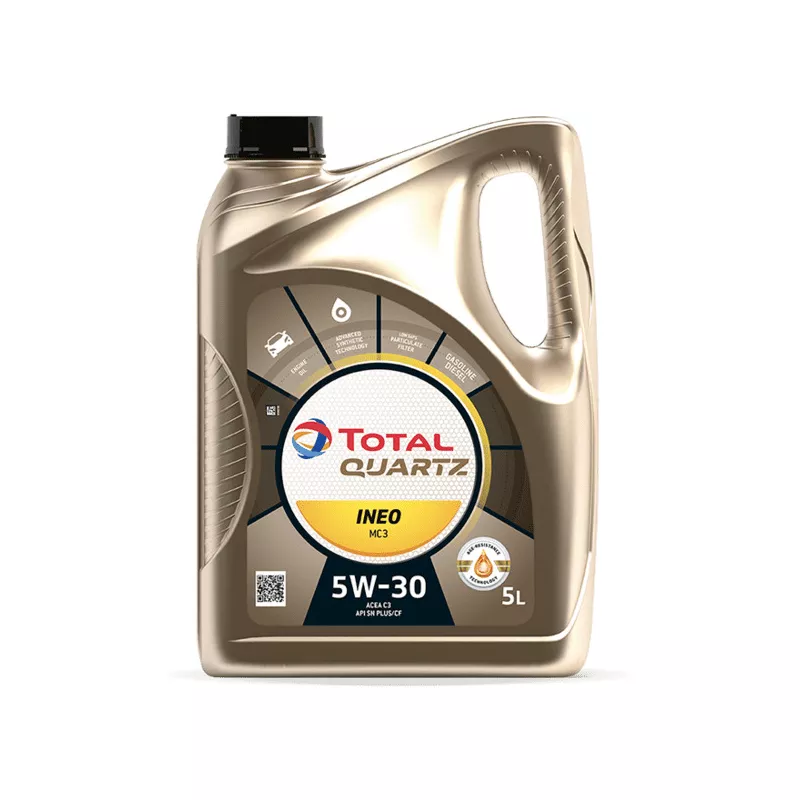 Huile moteur 5W-30 QUARTZ INEO MC3 - 5L TOTAL 216289