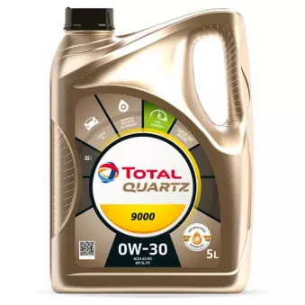 Huile moteur 0W-30 QUARTZ 9000 - 5L TOTAL 214297