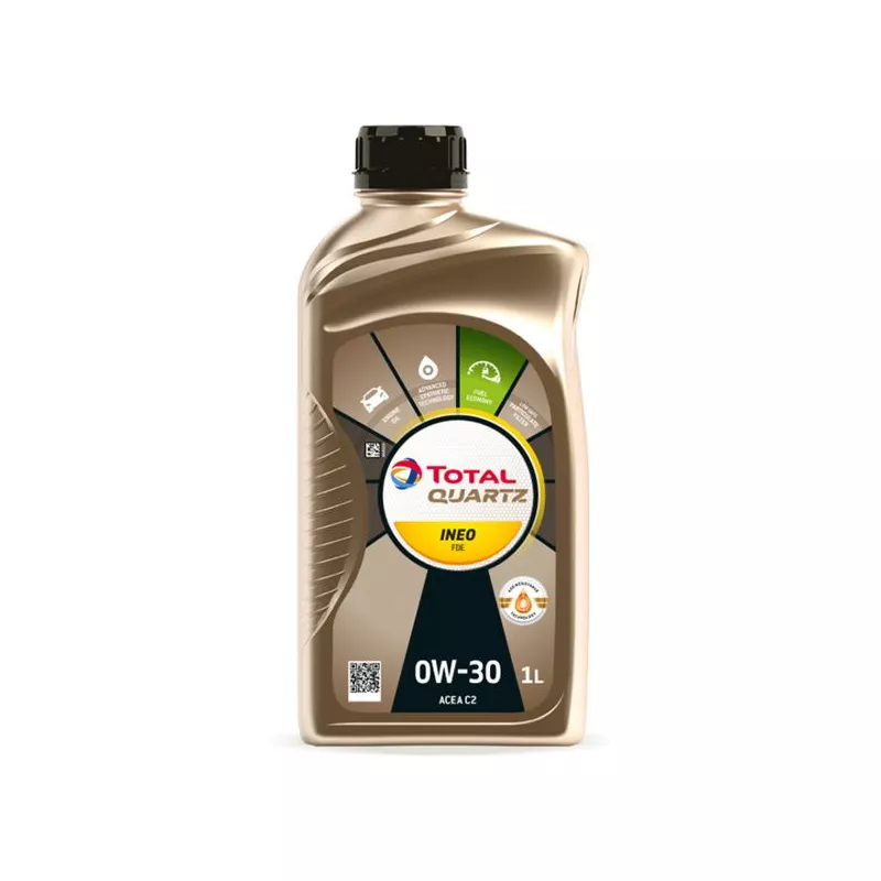 Huile moteur 0W-30 QUARTZ INEO FDE - 1L TOTAL 216186