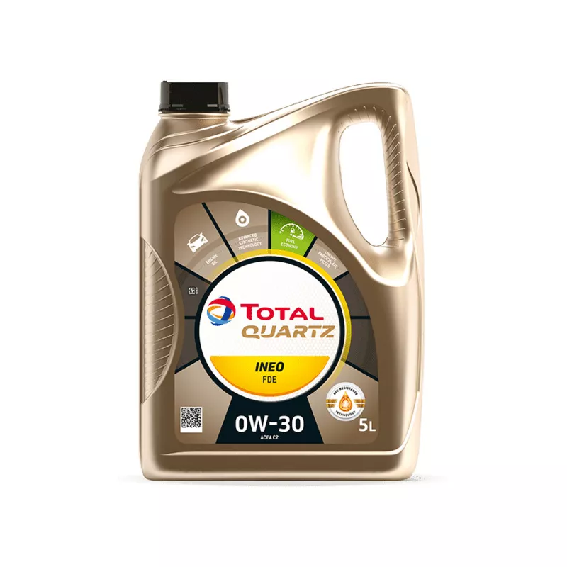 Huile moteur 0W-30 QUARTZ INEO FDE - 5L TOTAL 216187