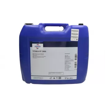 Huile de transmission automatique FUCHS OIL TITAN ATF 3000 20L
