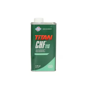 Huile hydraulique centrale - direction assistée - 1L FUCHS OIL TITAN CHF 11S 1L
