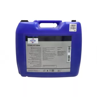 Huile de transmission automatique FUCHS OIL TITAN ATF 6009 20L