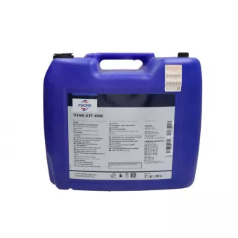 Huile de transmission FUCHS OIL TITAN ATF 4000 20L