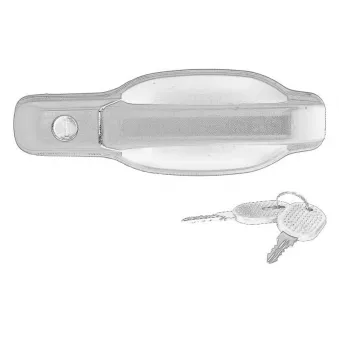 Poignée de porte avant gauche OE 93936134